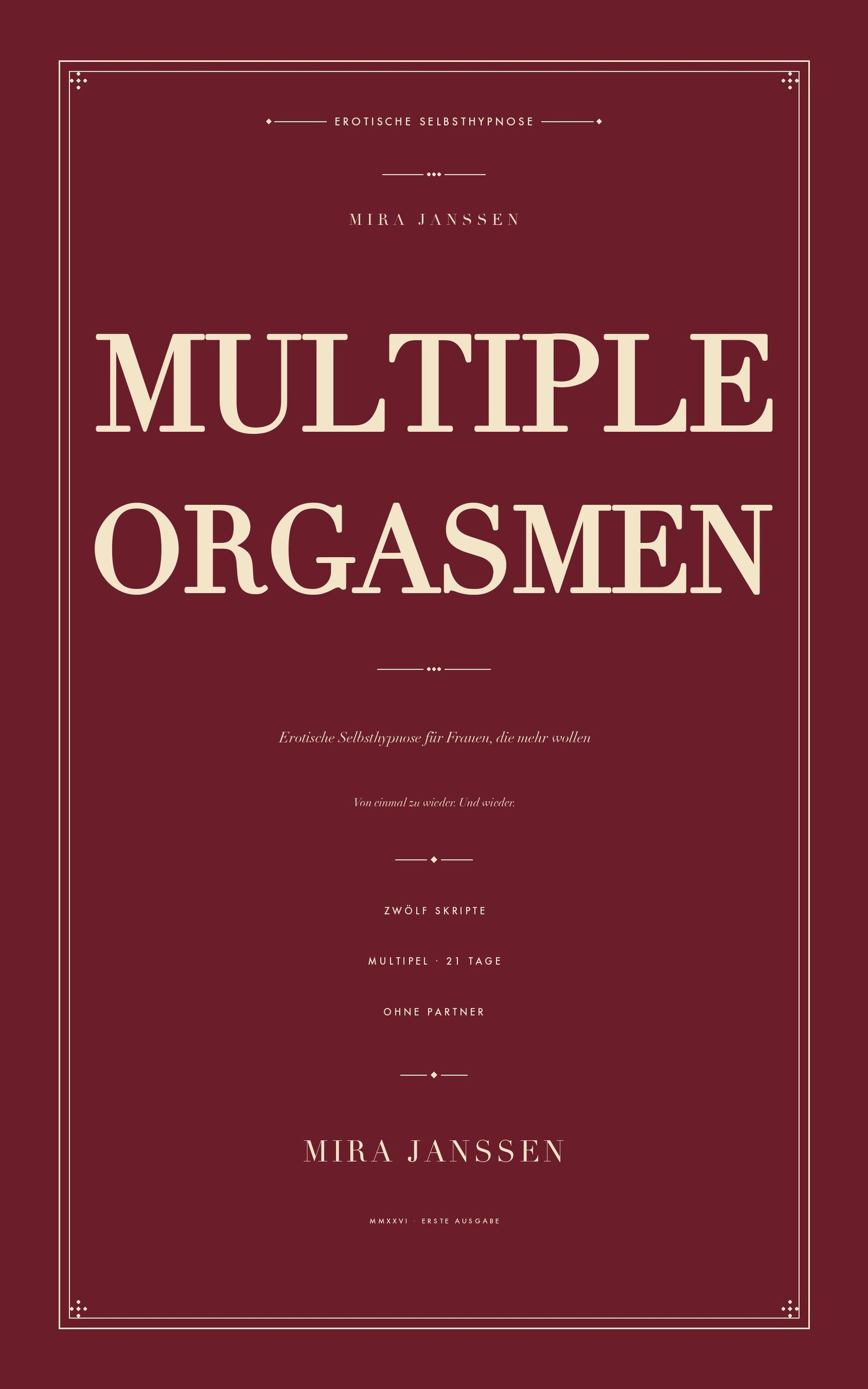 Cover: Multiple Orgasmen