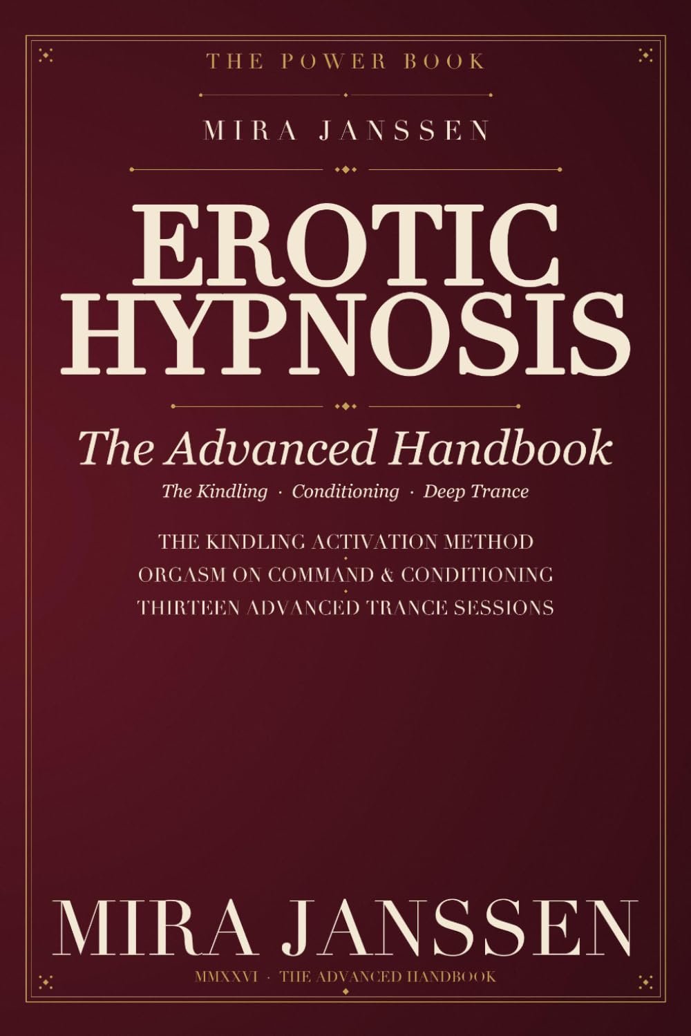 Cover: Erotic Hypnosis: The Advanced Handbook