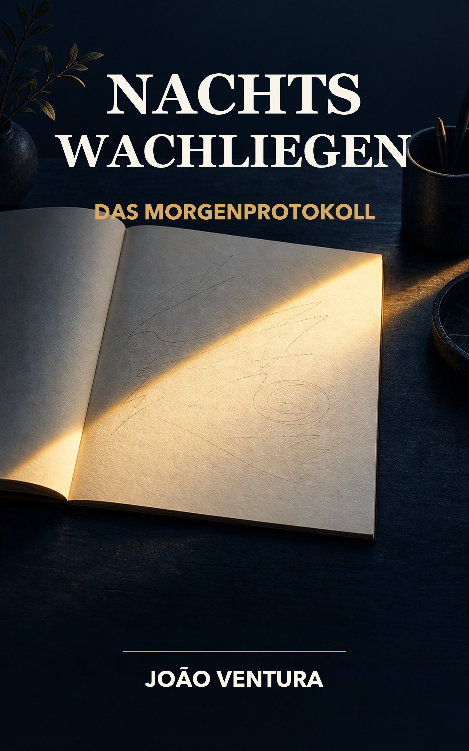 Coverentwurf: Nachts wachliegen – Das Morgenprotokoll, João Ventura